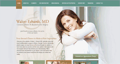 Desktop Screenshot of erhardt-plasticsurgery.com