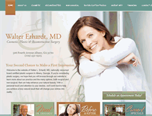 Tablet Screenshot of erhardt-plasticsurgery.com